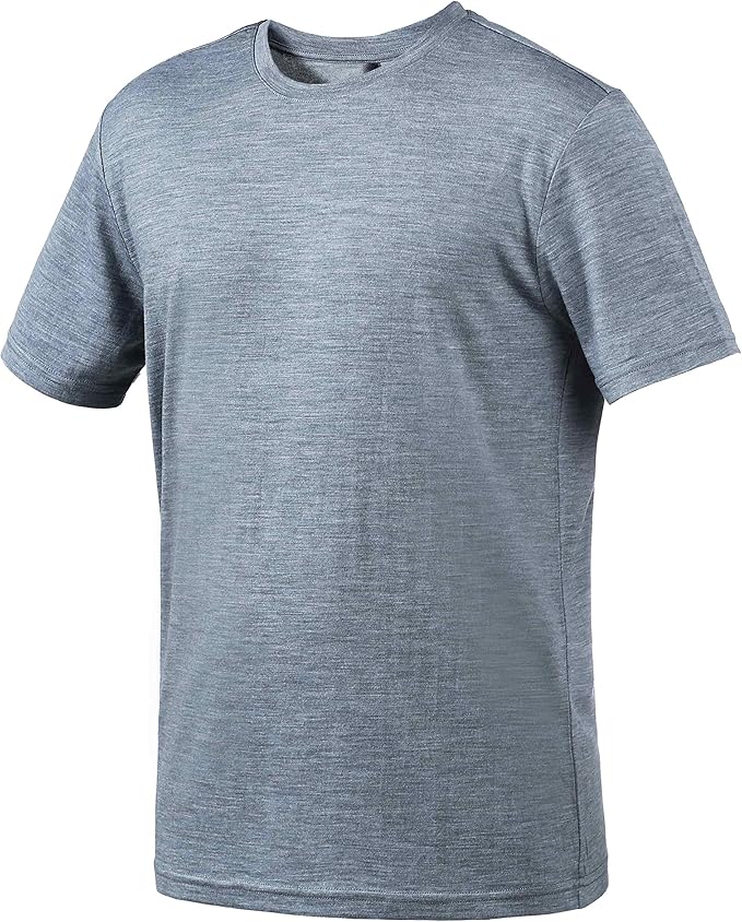 merino protect * 美利奴羊毛男式短袖防臭轻质打底衫,适合旅行徒步