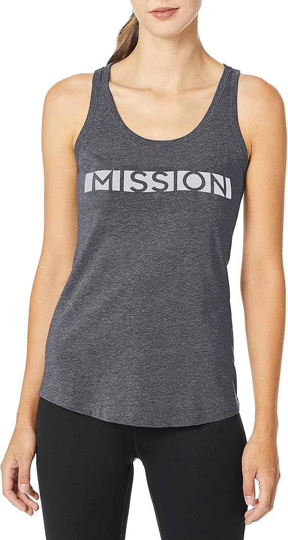 mission 女式 mission bar 标志图案背心