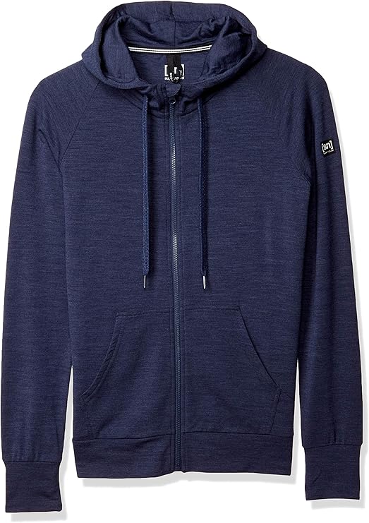 ssne super natural 户外 美利奴羊毛 连帽衫 男士 snm013960, blue