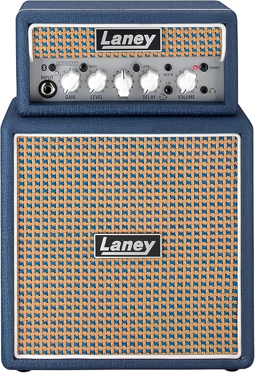 laney ministack 蓝牙电池供电吉他 amp 带智能手机接口 lionheart