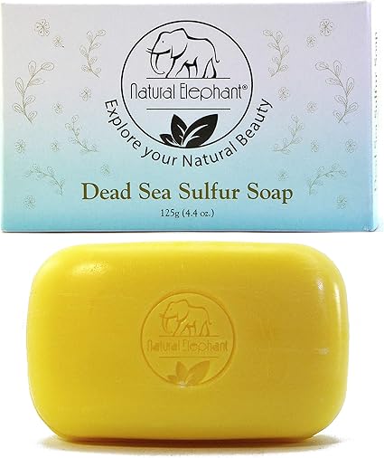 天然大象死海硫磺肥皂4 4 盎司 125 克 亚马逊中国 美容化妆