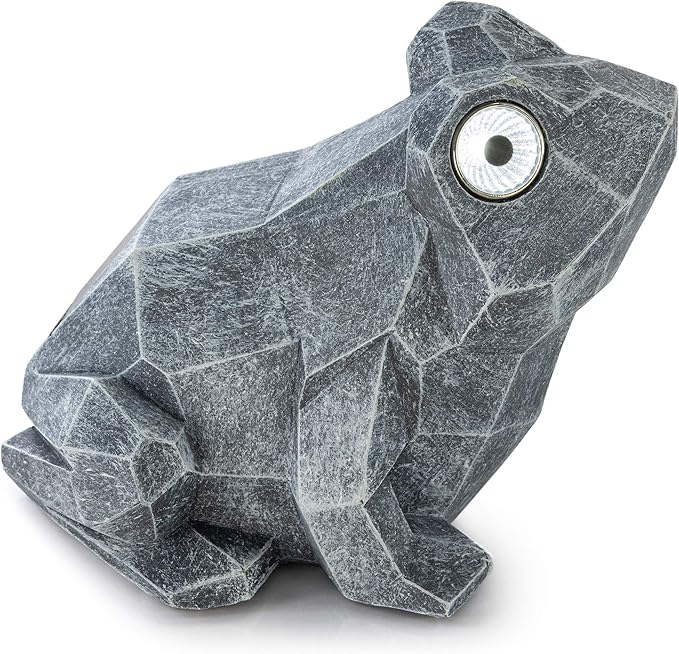 vp home geo 嘻哈青蛙太阳能led户外装饰花园灯