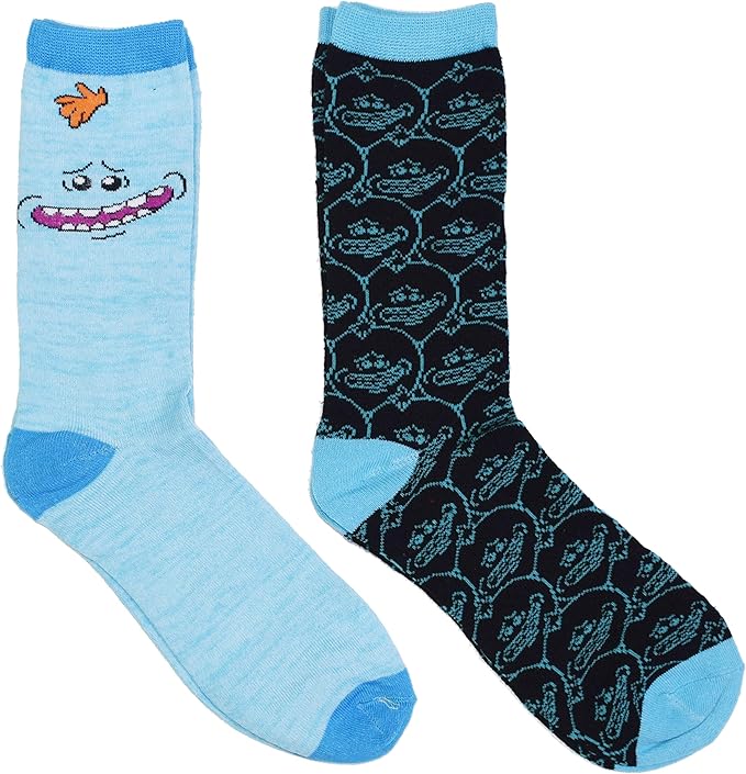 rickandmortymeeseeks2件装休闲船袜612
