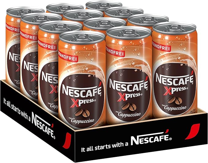 nescafé xpress cappuccino, 12 x 250ml dose
