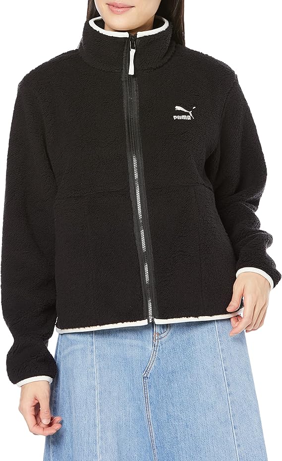 puma 彪马 外套 clsx boa系带夹克 【puma 彪马】 服饰箱包 - 亚马逊