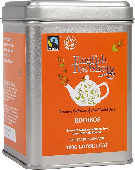 english tea shop 公平贸易路易波士茶-100克散叶茶 锡罐装