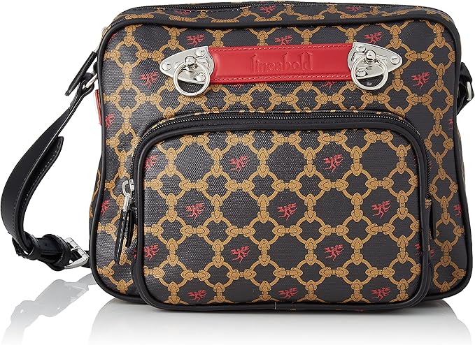 piero guidi 女式邮差单肩包,25 x 20 x 5.5 厘米(宽 x 高 x 长)