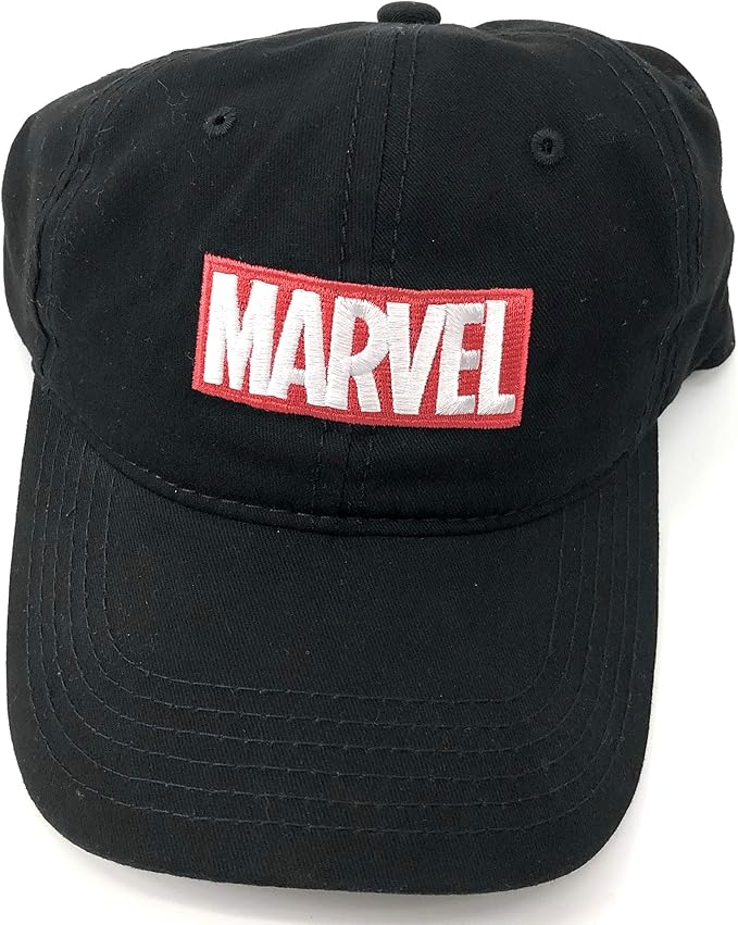 marvel 成人标志棒球帽黑色