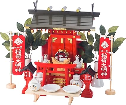 神棚の里神明一社雅稻荷神社套装玩具手办 神棚の里 价格报价图片