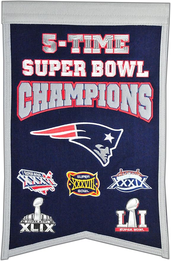 nfl 新英格兰爱国者队*碗冠军横幅