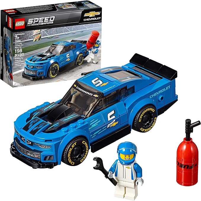 lego 乐高 speed champions 雪佛兰科迈罗 zl1 赛车 75891 积木套装