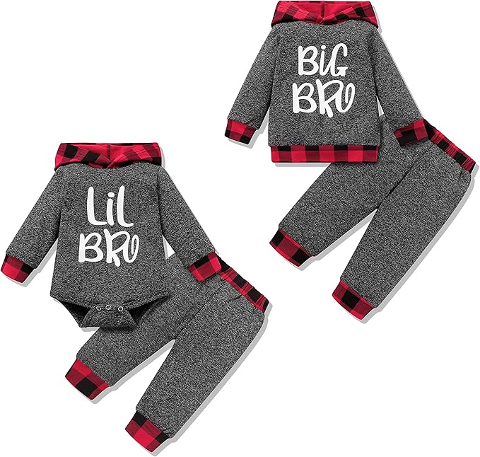 brother 配套服装秋冬 2 件衣服套装