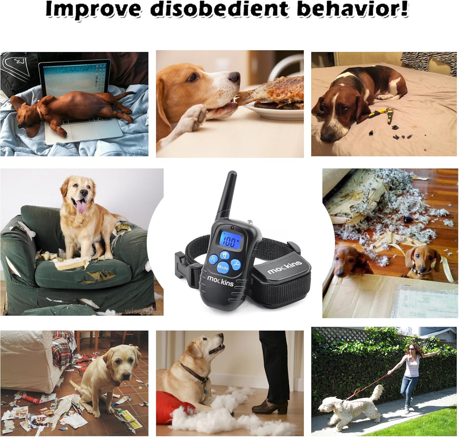 mockins wireless dog fence