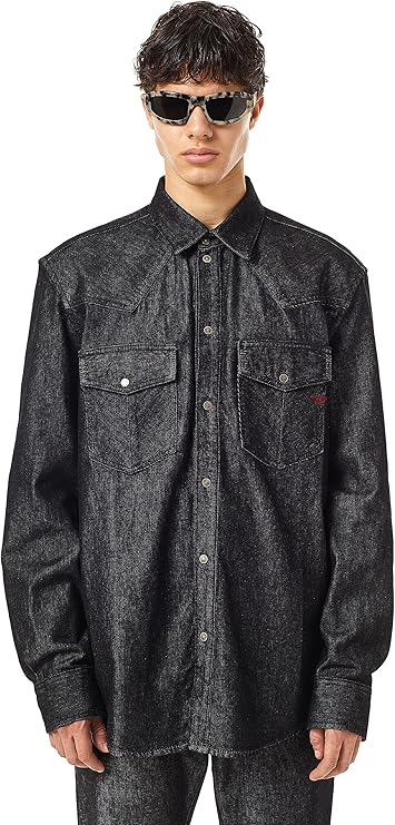 diesel d-ocean 西部衬衫 牛仔衬衫