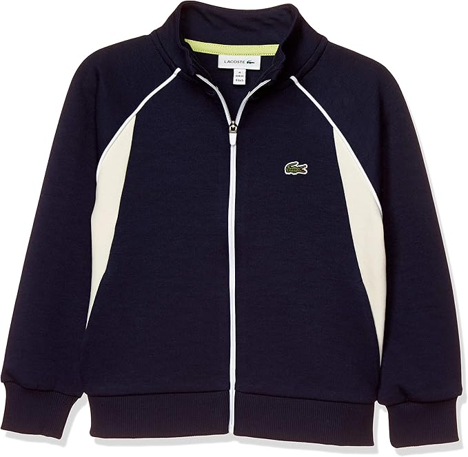 lacoste [官方] boys 拉链运动衫 sj4903l 藏青色 eu