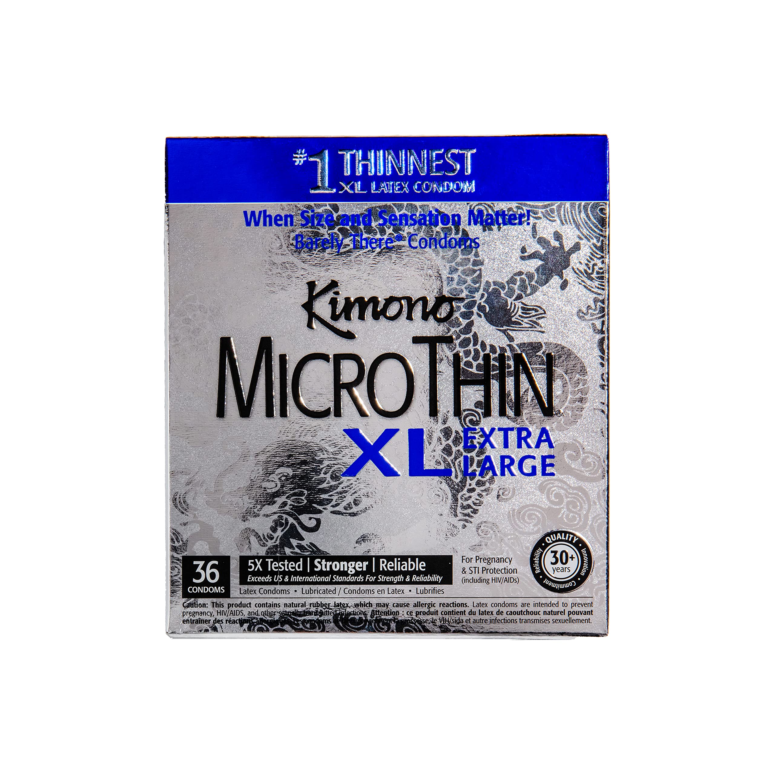 Kimono Microthin Extra large condom XL multi-piece pack