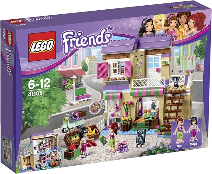 lego 乐高 friends好朋友系列 心湖城食品商店 41108 6-12岁 积木玩具