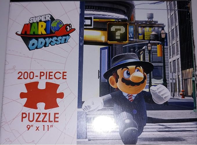 *马里奥奥奥奥德赛地铁王国 200 片拼图(9x11 成品尺寸)