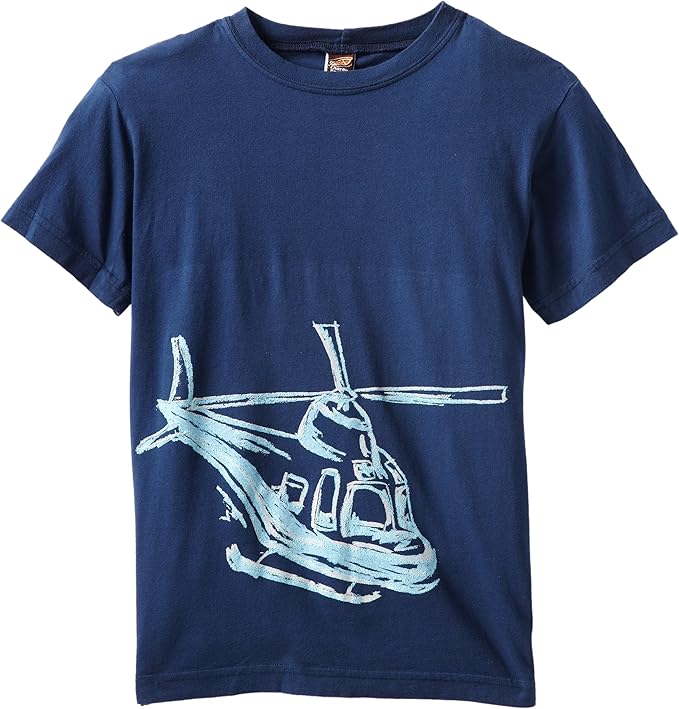 charlie rocket 大男孩直升机 t 恤 *蓝 12 【charlie rocket】 服饰