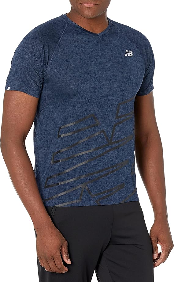 new balance 男式 mesh ice 2.0 短袖