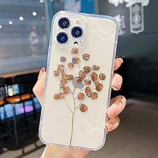 zcdaye iphone 11 透明手机壳,镀锌叶子 tpu 手机壳保护套适用于