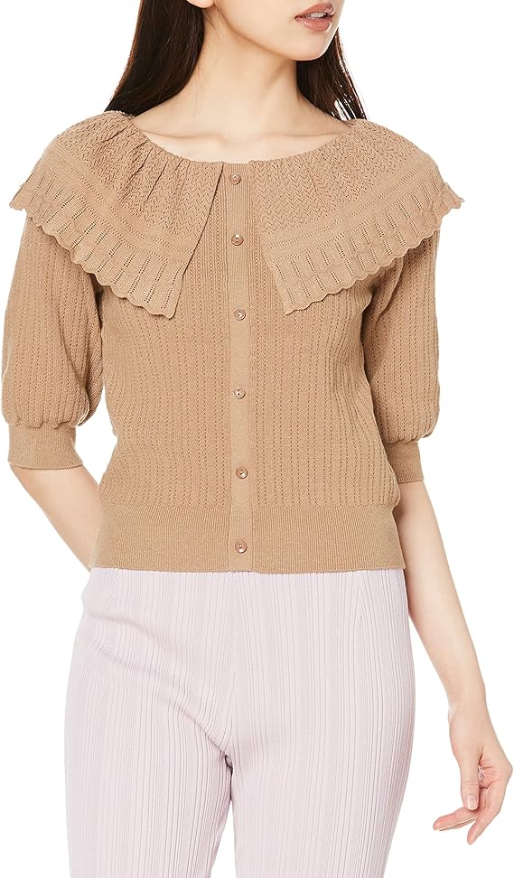 jill by jillstuart 无褶皱针织上衣 米色 free size