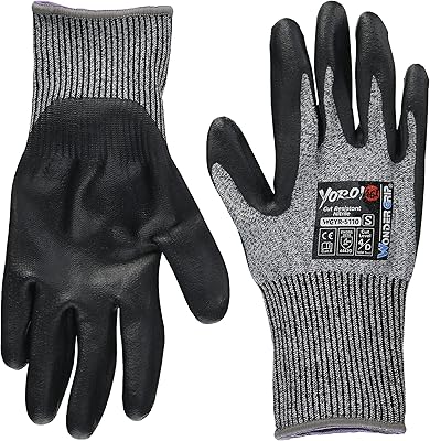 universal 聚氨酯涂层手套 wgyr7110 耐割创yoroi461 黑苔 l