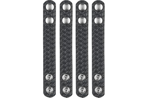 bianchi accumold elite 4 件装 7906 镀铬按扣皮带扣