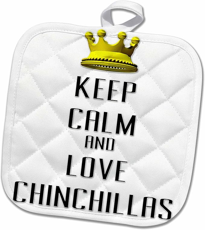 3d rose crown keep calm and love clams 锅架,20.32 x 20.