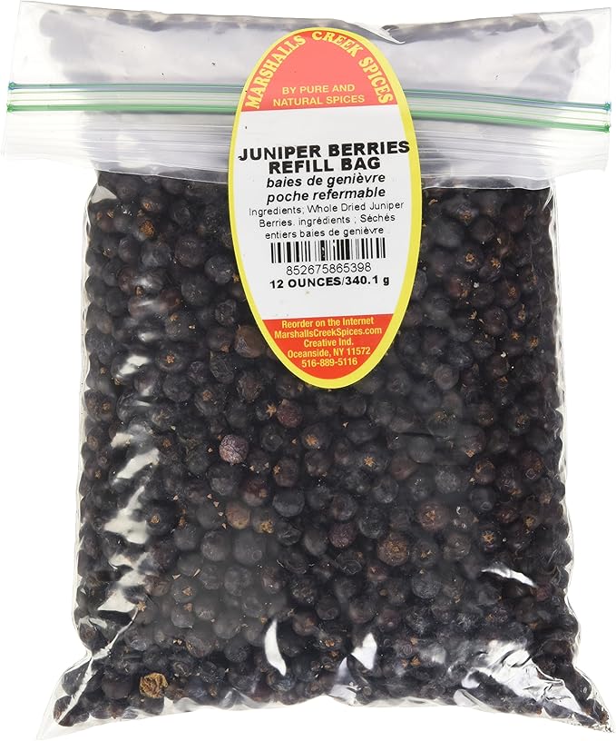marshalls creek 香料补充袋杜松子浆果调味品,xl,12 盎司(约 340.