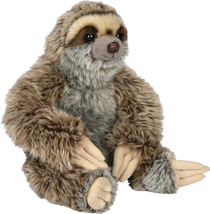 uni-toys - 坐着的树懒 - 25 厘米(高) - 异国野兽 - 毛绒玩具,毛绒