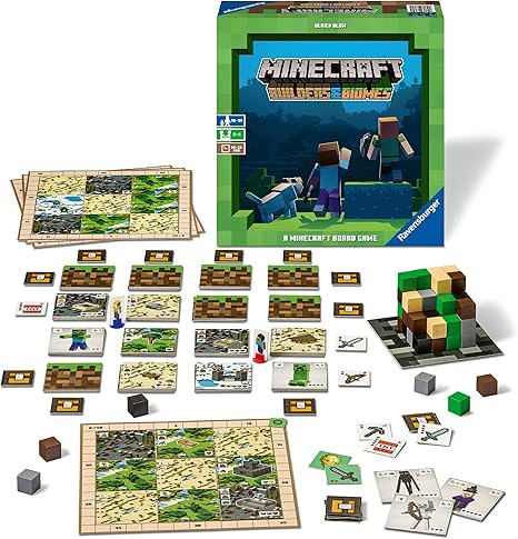 Ravensburger 桌上游戏 Minecraft Builder Biome 我的世界 建筑师与生物群系 附带日语说明书 内容可能非中文 262 4 玩具 亚马逊中国