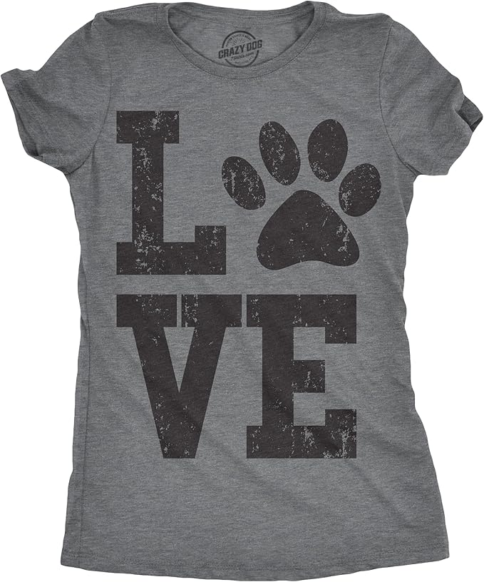 女式爱爪子 t 恤可爱可爱可爱情人节情人节女式 t 恤