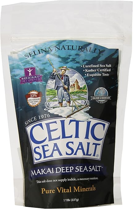 celtic sea salt makai 纯美食海盐,8 盎司(约 236.8 克)
