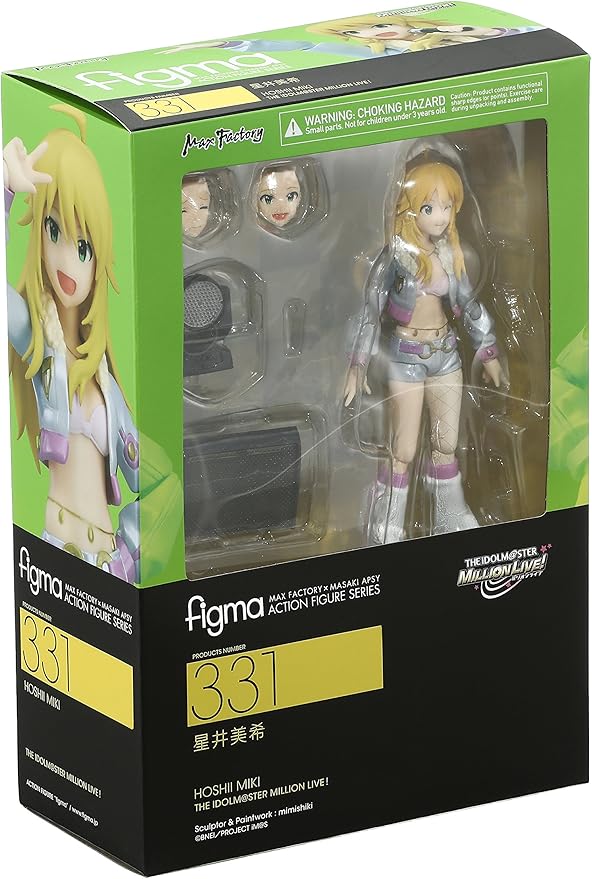 Figma The Idolm Ster 星井美希无比例abs Pvc制已上色可动手办 玩具 亚马逊中国