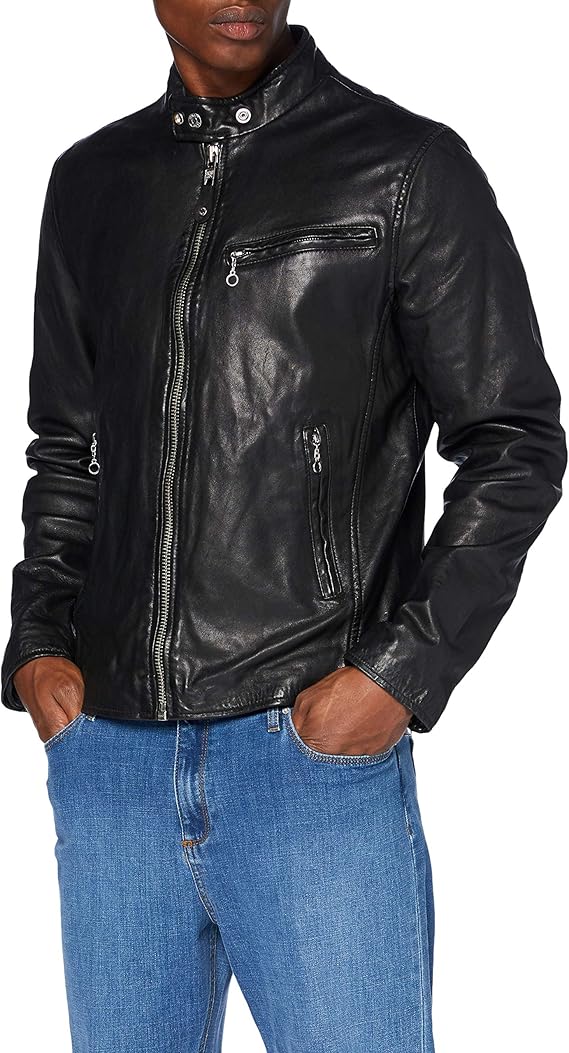 schott nyc 男士皮夹克