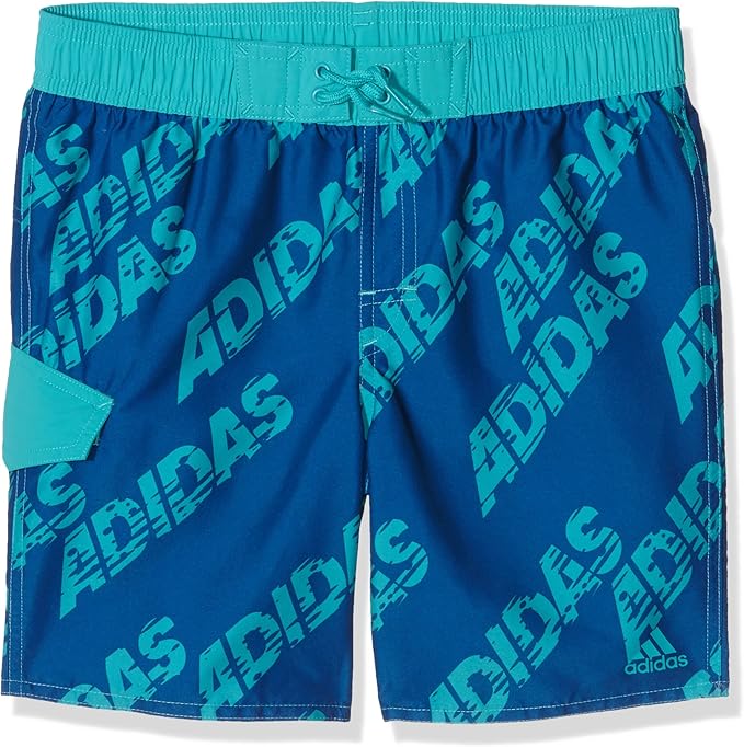 adidas 阿迪达斯男孩 y lin aop sh kb 泳衣