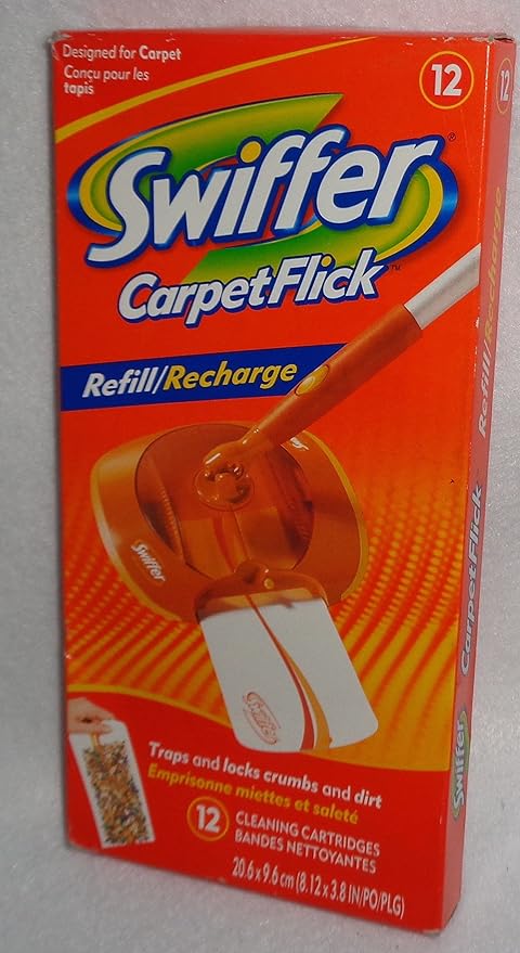 swiffer carpetflick refill pack, 12 ct