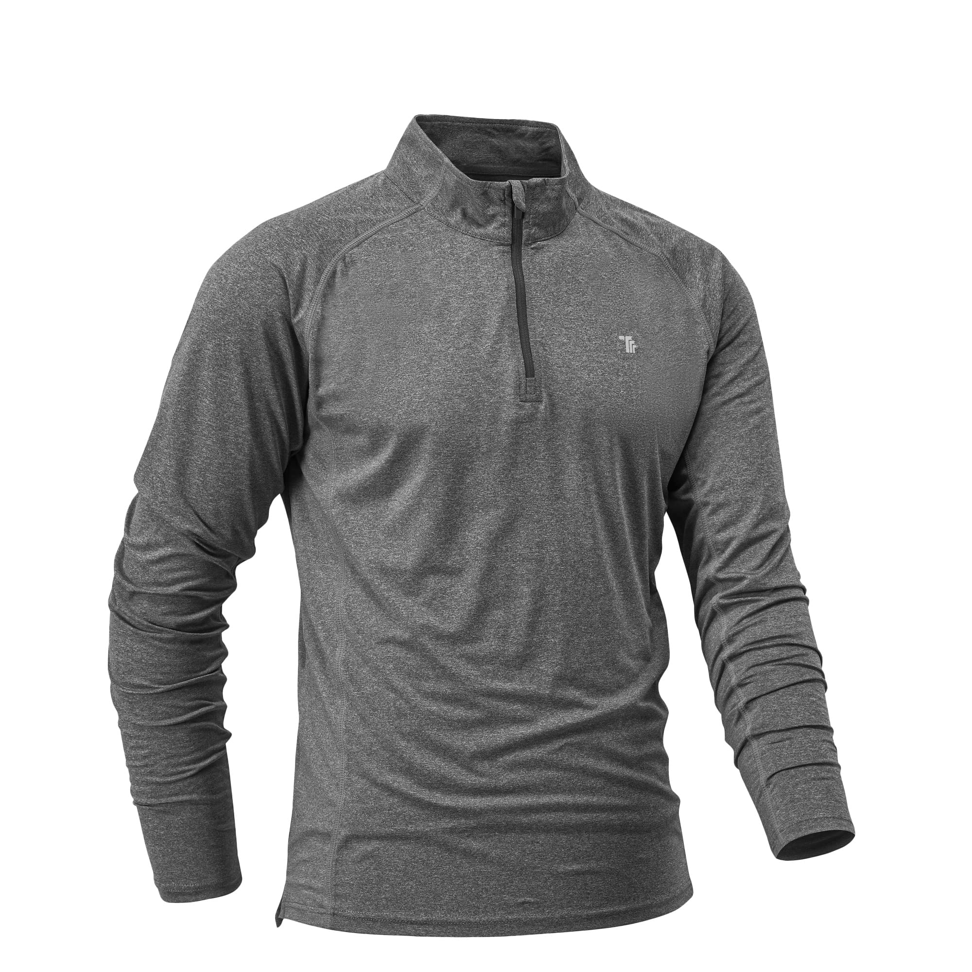 Rdruko Men's /4 zip Long sleeve top Regular edition casual Sweatshirt Quick drying Sports Gym Running T-shirt Work Casual Wear