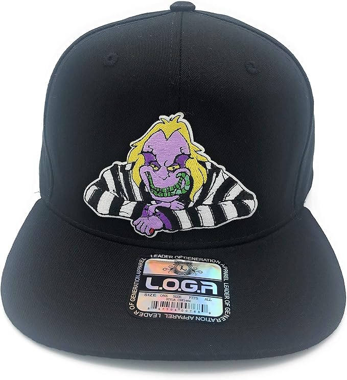 beetlejuice可调节后扣帽子 黑色