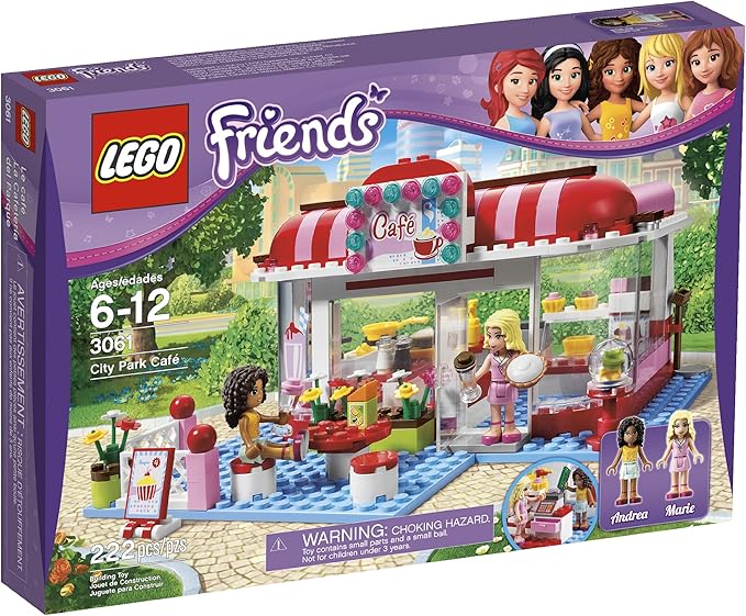 lego 乐高 女孩系列 城市公园咖啡厅 3061