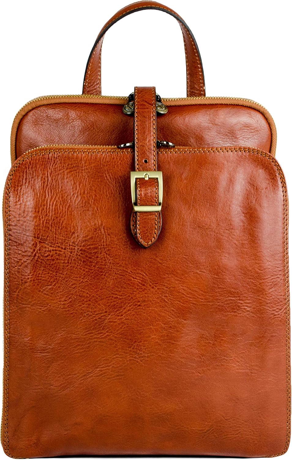 皮革背包,皮革背包,复古风格背包,抗时光 橙色 中