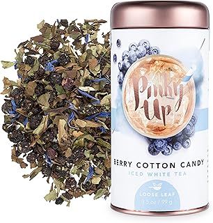 pinky up berry cotton candy loose leaf iced tea, 3.5 ounce