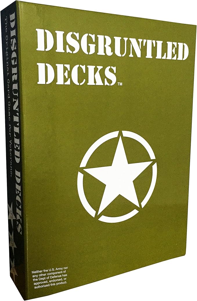 disgruntled decks - the original military party card game for