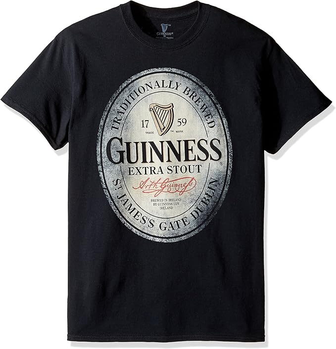 guinness 男士传统酿造 t 恤