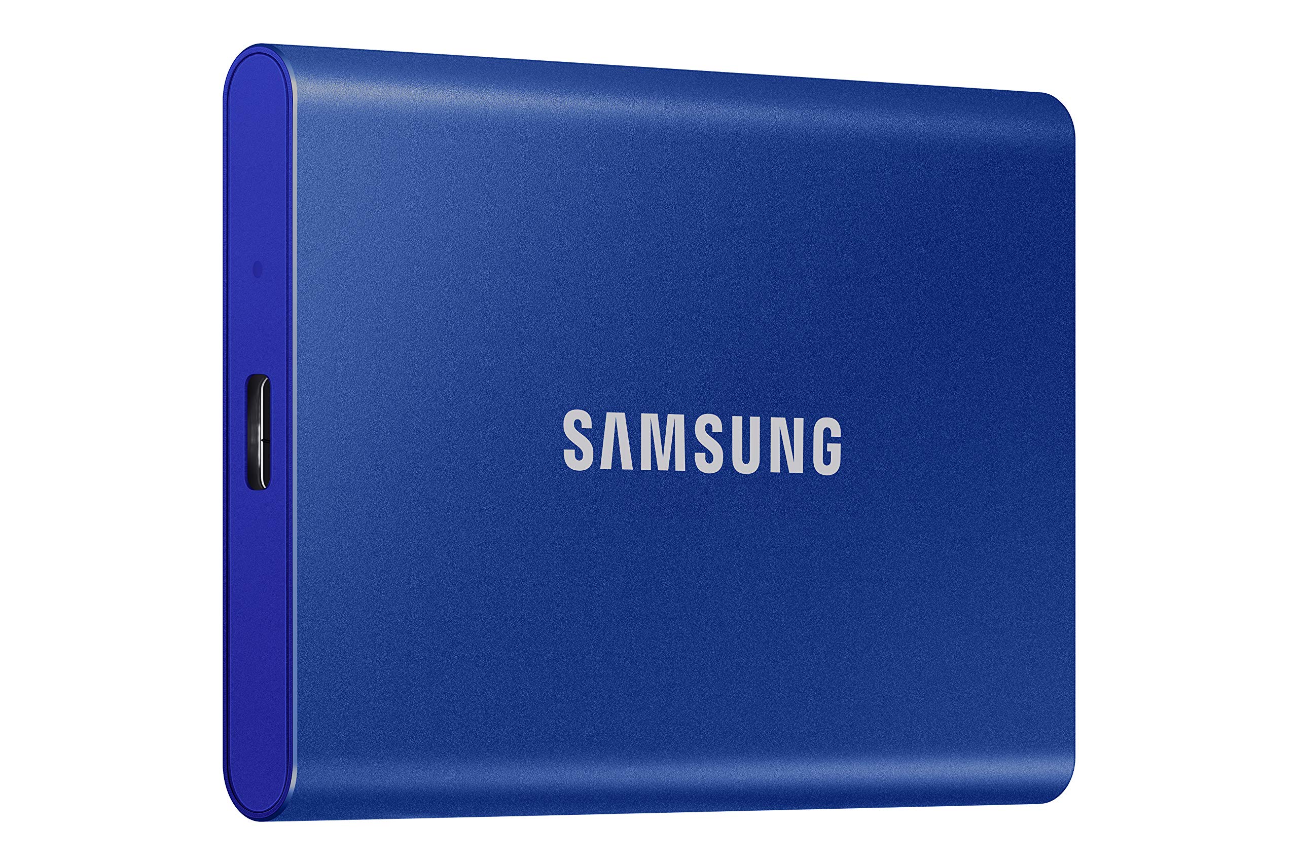 SAMSUNG Samsung T7 portable SSD, TB - up to 050MB/ s-USB. External SSD, blue (MU-PCT0H/AM)