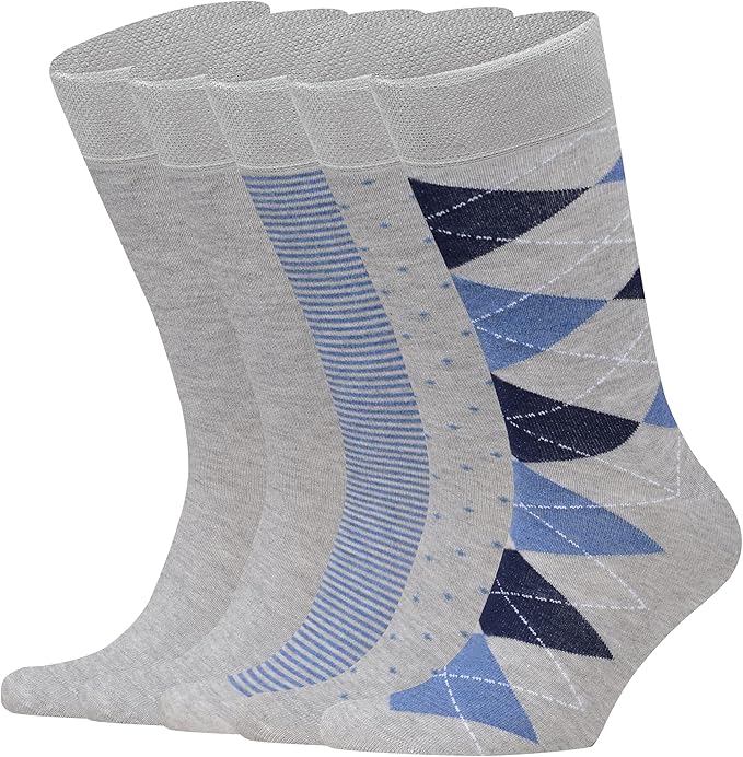 men's bamboo dress socks - men's calf socks - 5