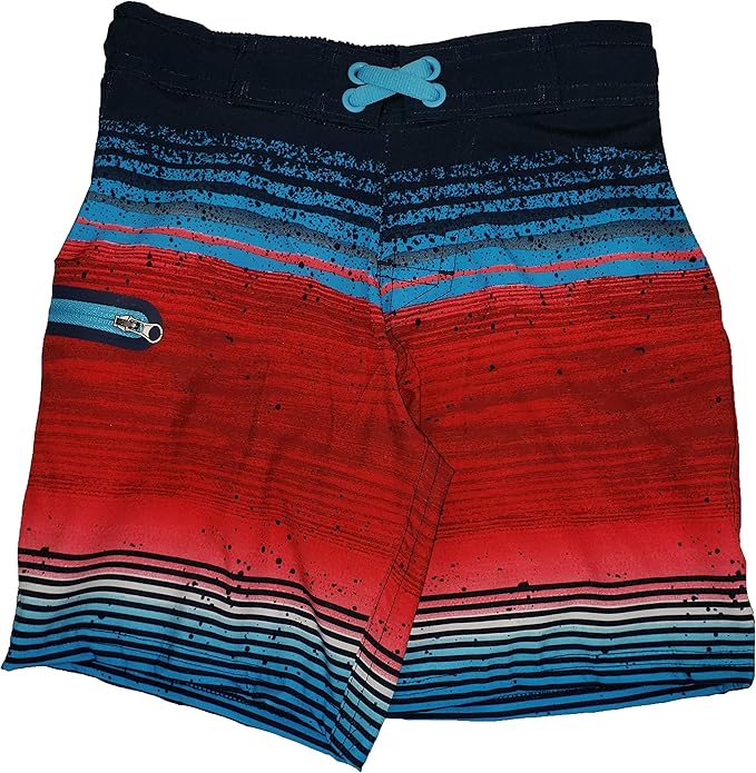 wonder nation 条纹亮红色泳裤 亮红色 4-5 : 亚马逊中国: 服饰箱包