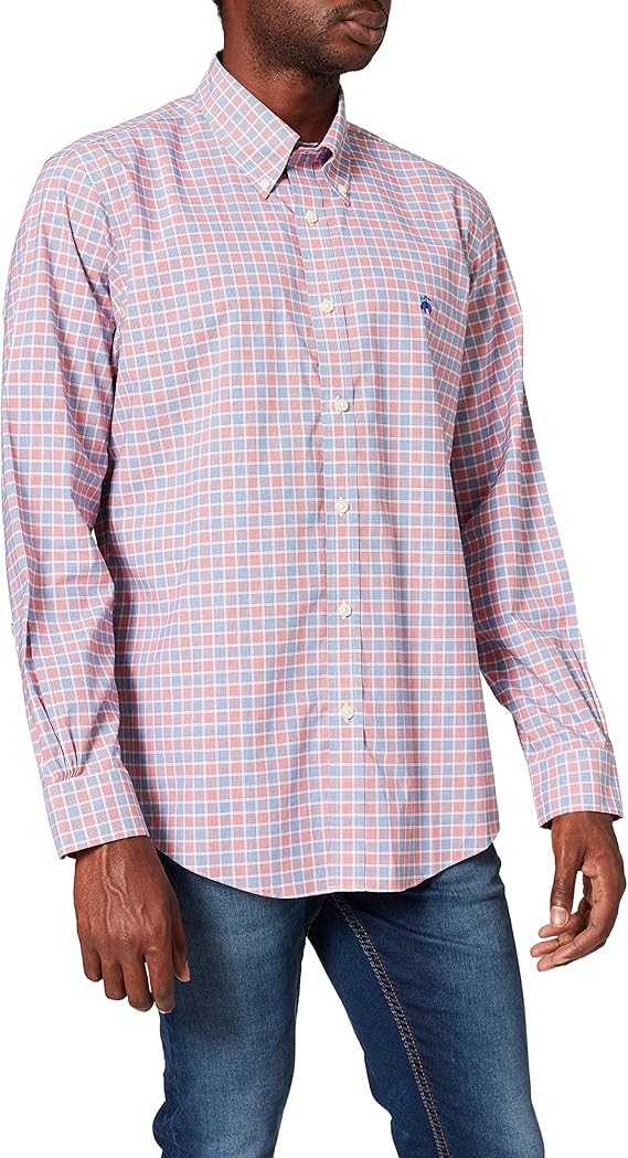 brooks brothers 男士 camicia 休闲 regent fit 衬衫 带纽扣领