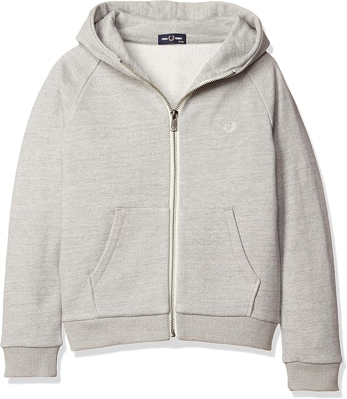 fred perry 连帽卫衣 毛圈布 连帽 运动衫 fy1788 男童 30_mix grey